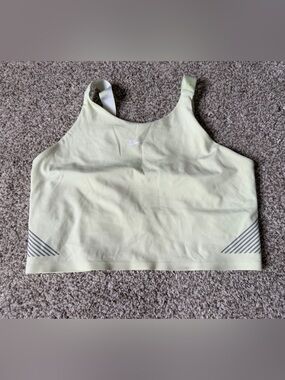 Nike Pro Dri-Fit lime green sports bra Size M